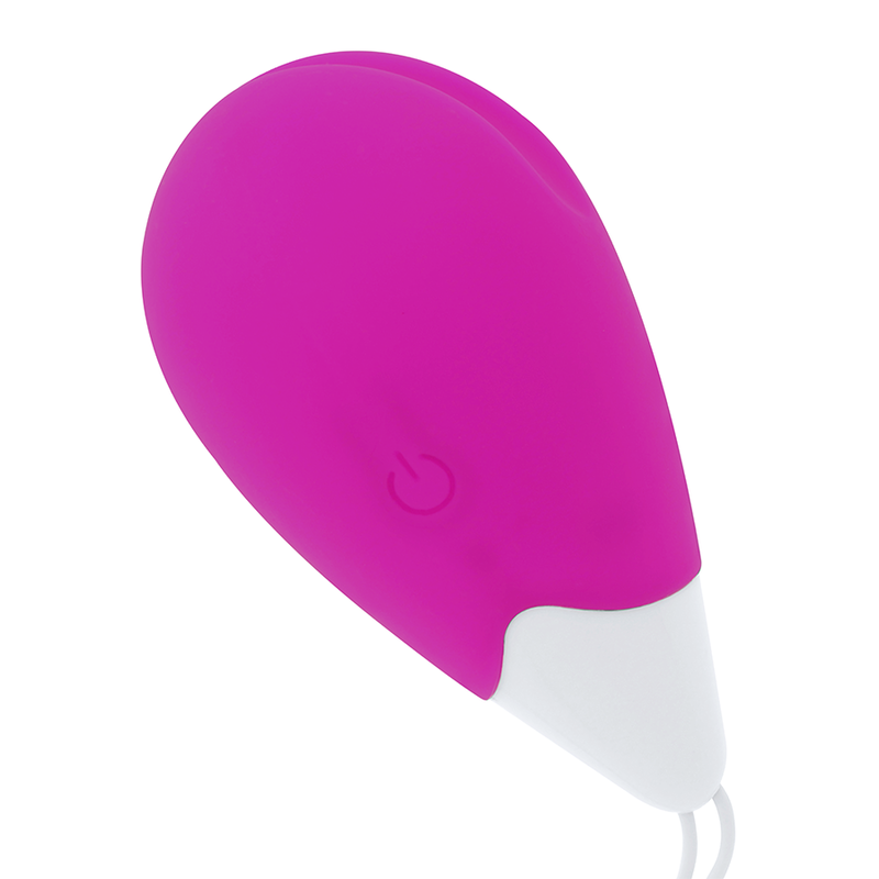 OHMAMA - 10-WAY VIBRATING EGG - PURPLE AND WHITE