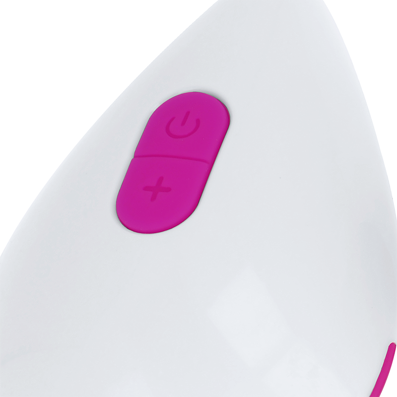 OHMAMA - 10-WAY VIBRATING EGG - PURPLE AND WHITE