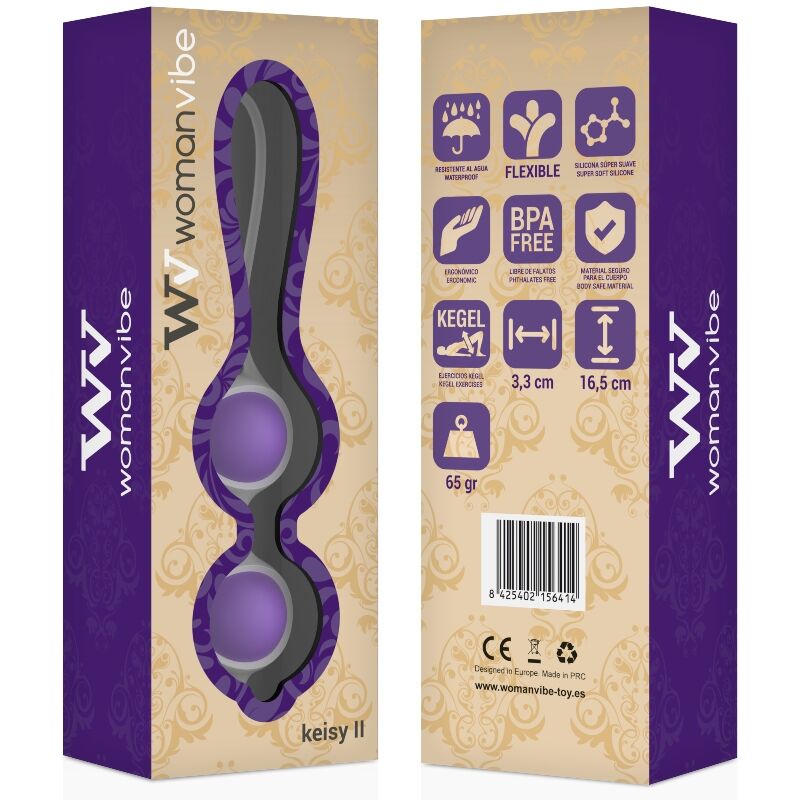 WOMANVIBE - WOMANVIBE KEISY II BOLAS DE SILICONA
