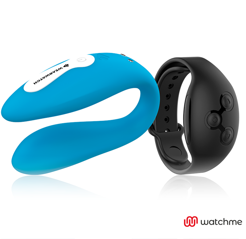 WEARWATCH - DUAL WATCHME INDIGO/JET TECHNOLOGY VIBRATOR