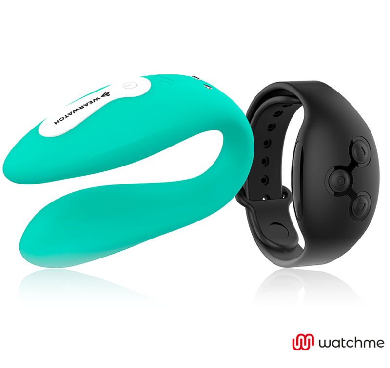 WEARWATCH - WATCHME AQUAMARINE/JET DUAL TECHNOLOGY VIBRATOR
