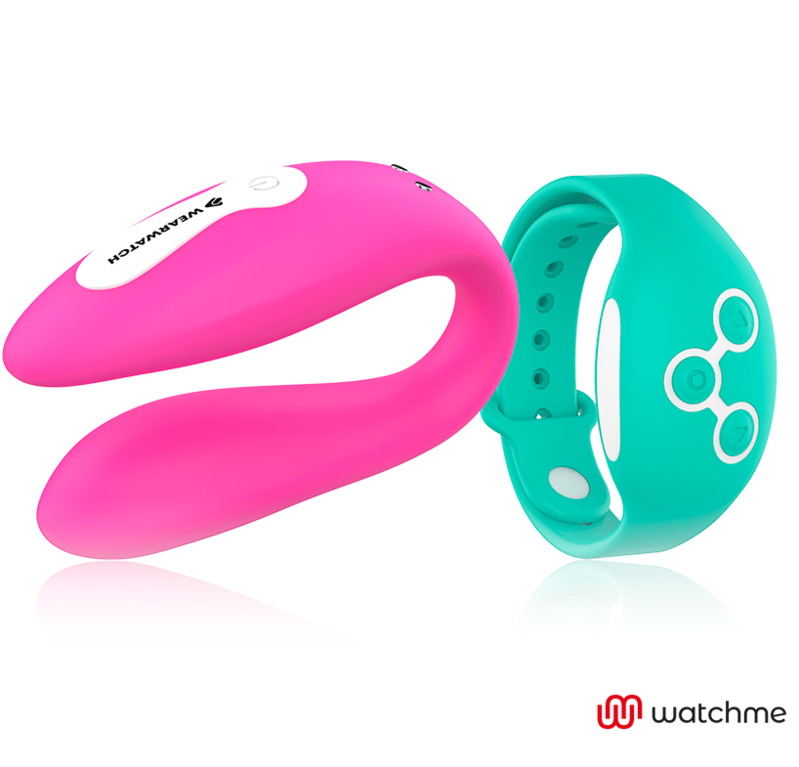 WEARWATCH - FUCHSIA/SEAWATER DUAL TECHNOLOGY WATCHME VIBRATOR
