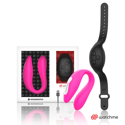 WEARWATCH - WATCHME VIBRADOR DE DOBLE TECNOLOGÍA FUCSIA/JEANS