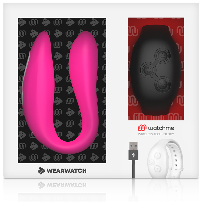 WEARWATCH - WATCHME DUAL TECHNOLOGY VIBRATOR FUCHSIA/JEANS
