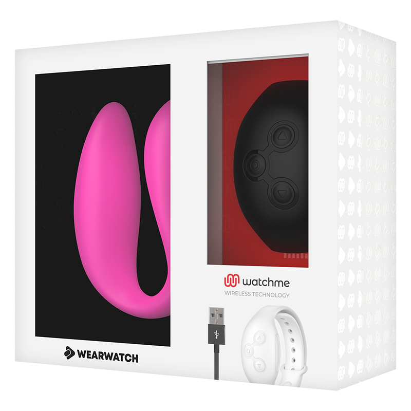 WEARWATCH - WATCHME DUAL TECHNOLOGY VIBRATOR FUCHSIA/JEANS