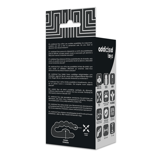 ADDICTED TOYS - MASAJEADOR ANAL PROTÉSICO CON VIBRACIÓN