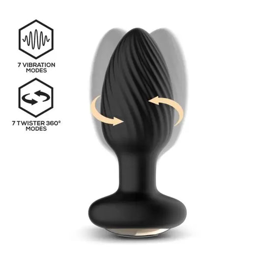 Plug Anal Vibratório Twister - La Loba Store