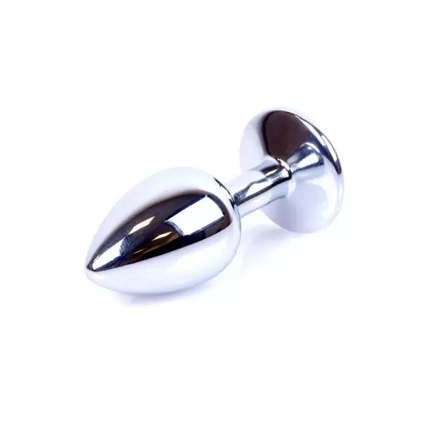 Plug Prateado Brilhante Azul Claro - La Loba Store