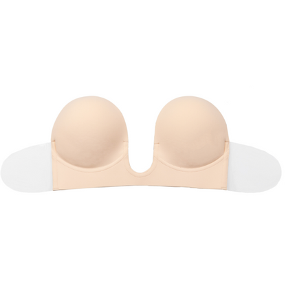 Bye-Bra - U-Shaped Strapless Bra Black Cup A