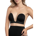 Bye-Bra - U-Shaped Strapless Bra Black Cup A