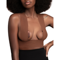 Bye-Bra - Body Tape 5 M X 6,5 Cm + 3 Pares De Capas De Bico Marrom