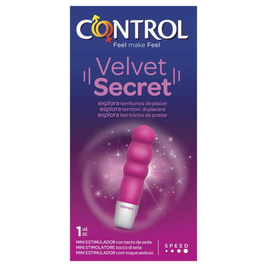 CONTROL - MINI ESTIMULADOR SECRETO DE TERCIOPELO