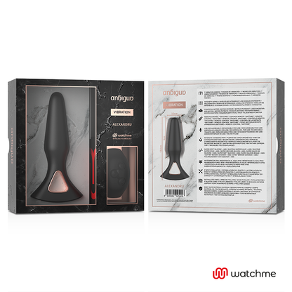 ANBIGUO - WATCHME VIBRADOR ANAL CON CONTROL REMOTO ALEXANDRU