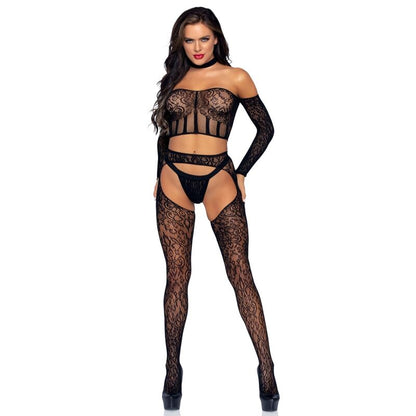 LEG AVENUE - ONE SIZE THREE-PEA SET