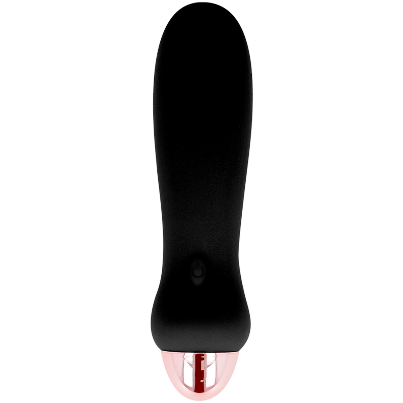 DOLCE VITA - BLACK CINCO RECHARGEABLE VIBRATOR 7 SPEEDS