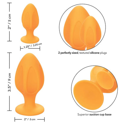 CALEXOTICS - TAPÓN ANAL ATREVIDO NARANJA