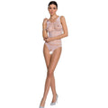 Passion - Mulher Bs086 Bodystock Branco Tamanho Único