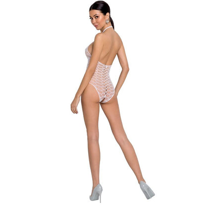 PASSION - WOMEN BS087 WHITE BODYSTOCK ONE SIZE