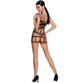 Passion - Woman Bs089 Bodystocking Preto Tamanho Único