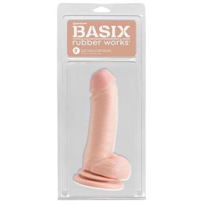 BASIX - PÊNIS DE GELEIA NATURAL COM ONDAS ESTIMULANTES 18 CM