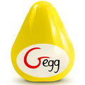 G-Vibe - Ovo Masturbador Texturado Amarelo Reutilizvel
