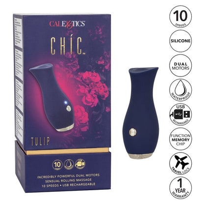CALEXOTICS - CHIC BLUE TULIPE MASSAGER