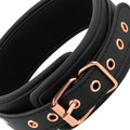 Coquette Chic Desire - Colar De Couro Fantasy Vegan Com Ala E Forro De Neoprene