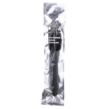 ALL BLACK - 27 CM SILICONE FOLDING ANAL SHOWER