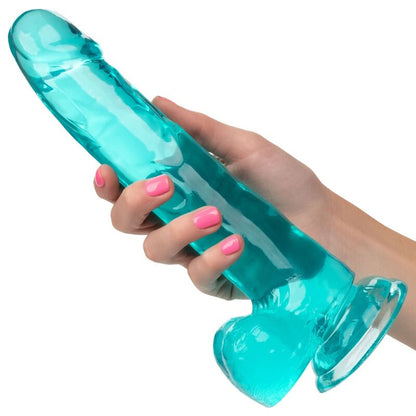 CALEXOTICS - QUEEN DILDO BLUE SIZE 20.3 CM