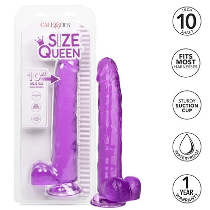 CALEXOTICS - PURPLE QUEEN SIZE DILDO 25.5 CM
