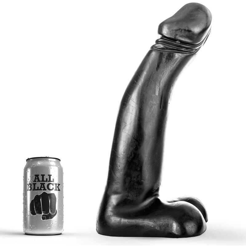 TODO NEGRO - DILDO DE FISTING REALISTA NEGRO 29 CM