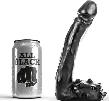 ALL BLACK - 19 CM REALISTIC DILDO