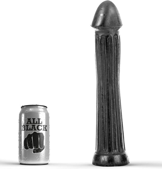 TODO NEGRO - DILDO PLUG DE 31 CM