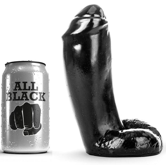 TODO NEGRO - DILDO REALISTA DE 18 CM