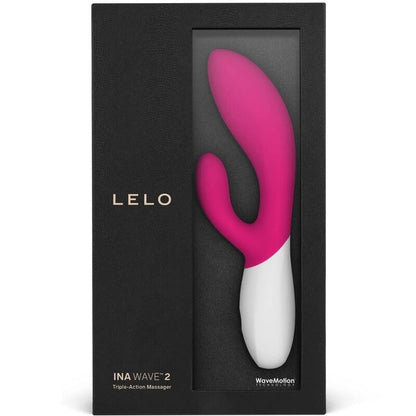 LELO - VIBRADOR INA WAVE 2 LUJO MOVIMIENTO ESPECIAL CEREZA