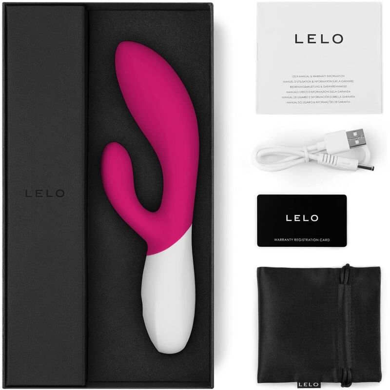 LELO - VIBRADOR INA WAVE 2 LUJO MOVIMIENTO ESPECIAL CEREZA