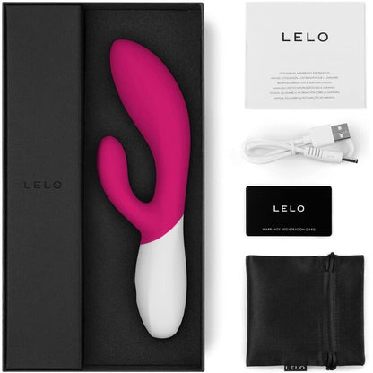 LELO - VIBRADOR INA WAVE 2 LUJO MOVIMIENTO ESPECIAL CEREZA