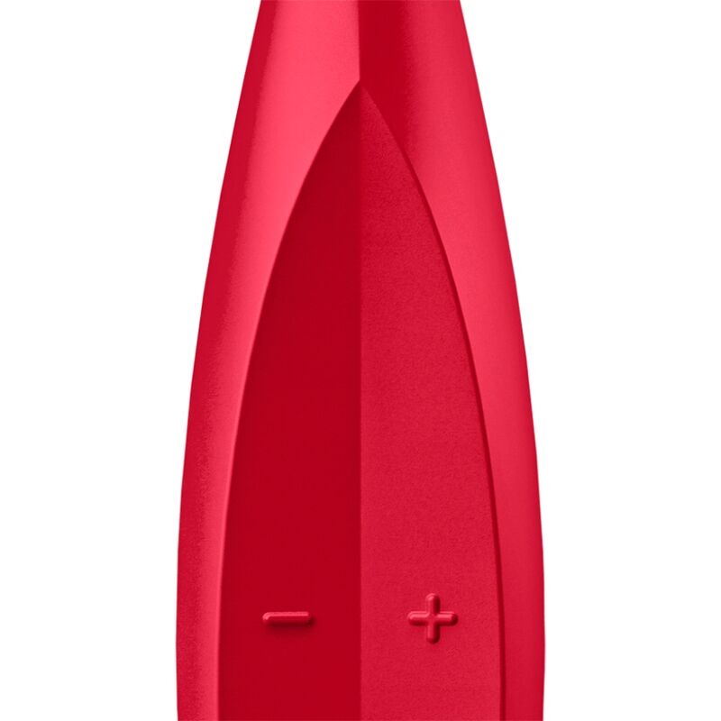 SATISFYER - TWIRLING FUN TIP RED VIBRATOR