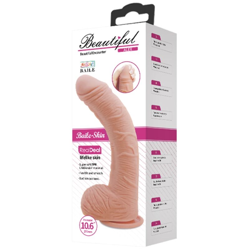 BAILE - REALISTIC SKIN DILDO ALEX 27 CM
