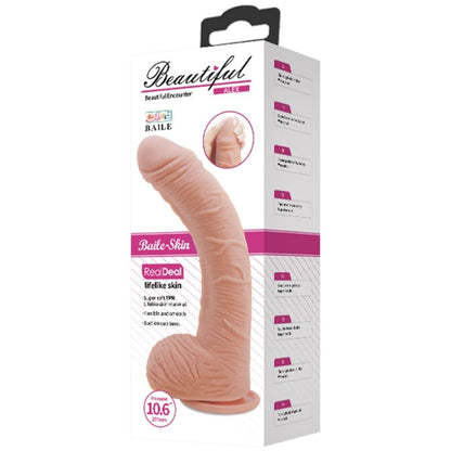 BAILE - REALISTIC SKIN DILDO ALEX 27 CM