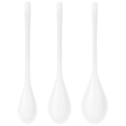 SATISFYER - SET DE ENTRENAMIENTO DE POTENCIA YONI 1 BLANCO