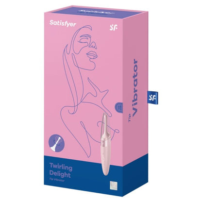 SATISFYER - ESTIMULADOR DE CLÍTORIS ROSA TWIRLING DELIGHT