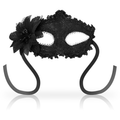 Ohmama - Floral Lateral Anti-gas Venetian Mask - Black