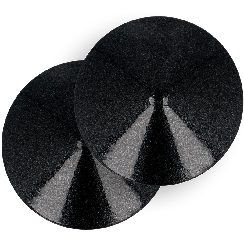 COQUETTE CHIC DESIRE - BLACK CIRCLES TOE CAP