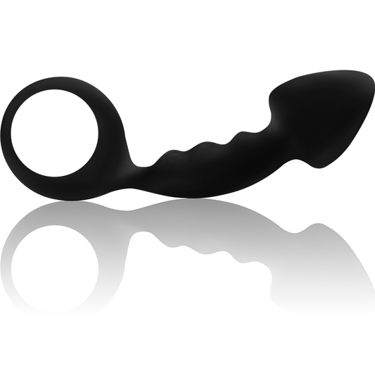 OHMAMA - NERVED ANAL PLUG WITH RING