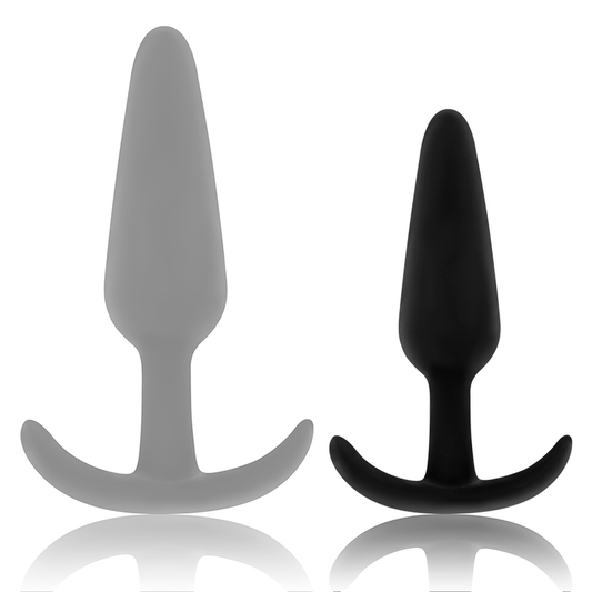 OHMAMA - SILICONE BUTT PLUG WITH SMALL HANDLE