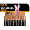 Duracell - Plus Power 100 Bateria Alcalina Aa Lr6 16 Unidade