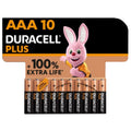 Duracell - Plus Power 100 Bateria Alcalina Aaa Lr03 10 Unidade