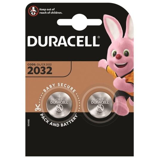 DURACELL - CR2032 3V LITHIUM BATTERY 2 UNIT