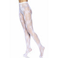Leg Avenue - Medias de red con copo de nieve Talla única